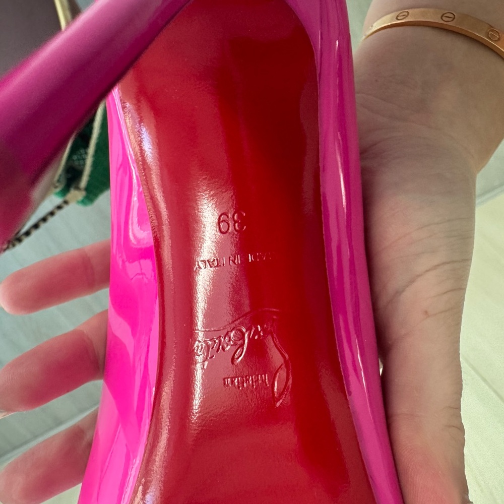 Christian Louboutin Hot Chick 100mm Heels - Picture 5 of 6